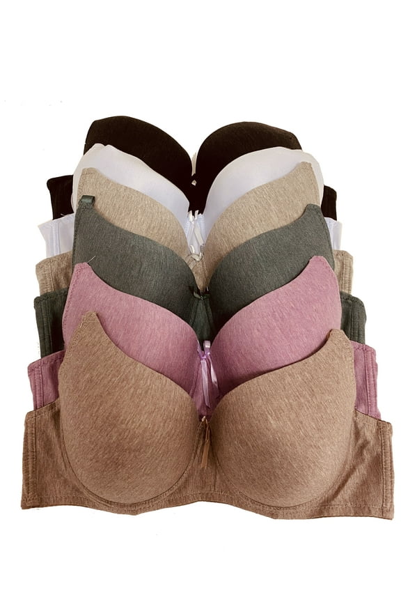 Women Bras 6 pack of Bra B cup C cup D cup DD cup DDD cup Size 42DD (C6692)