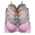 thumbnail image 1 of Women Bras 6 pack of No Wire Free Bra B cup C cup  Size 40C (8208), 1 of 5