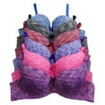 thumbnail image 1 of Women Bras 6 Pack of T-shirt Bra A B C D DD DDD Cup Bras 40DD (A9284), 1 of 6