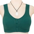 thumbnail image 1 of Women Bras Plus Size Embroidered Glossy Comfortable Breathable Bra Underwear No Rims, 1 of 5