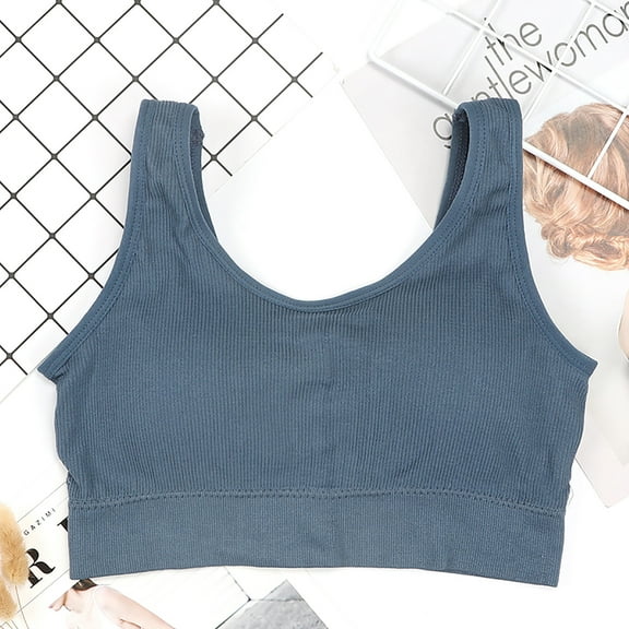 Women Bras Plus Size,Ladies New Yoga Sports Vest Wrapped Chest Without Steel Ring Underwear