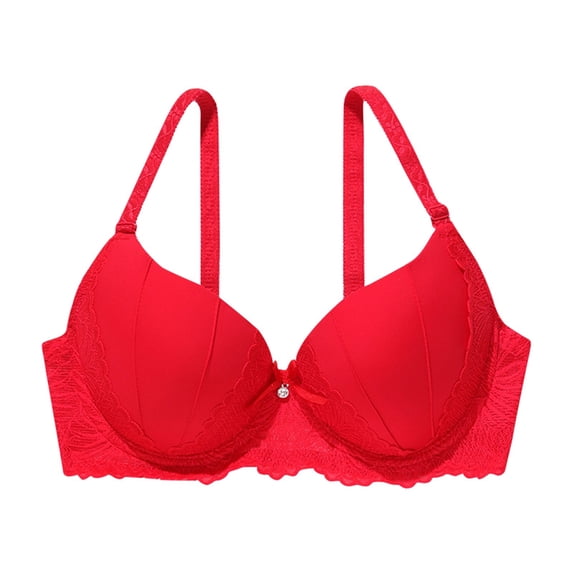 Women Bras Push Up Bras Adjustable Straps Bra Wireless Everyday Bra Supportive Bras