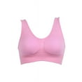 thumbnail image 1 of Women Bras Seamless Comfort Padded Yoga Sports Stretch Crop Top Vest Sleep Bra, 1 of 2