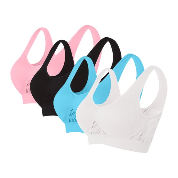 Women Bras Seamless Sports Bra Wirefree Yoga Bra With Removable Pads Sport Bras for Women Multicolor20 S