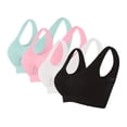 thumbnail image 1 of Women Bras Seamless Sports Bra Wirefree Yoga Bra With Removable Pads Sports Bras for Women Multicolor12 5XL, 1 of 7