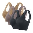 thumbnail image 1 of Women Bras Seamless Sports Bra Wirefree Yoga Bra With Removable Pads Wireless Bra Multicolor17 4XL, 1 of 6