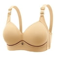 thumbnail image 1 of Women Brasiere Plus Size No Steel Ring Ultra-Thin Breathable Basic Bralette Seamless Bras Soft Full Coverage Push Up Bra, 1 of 3