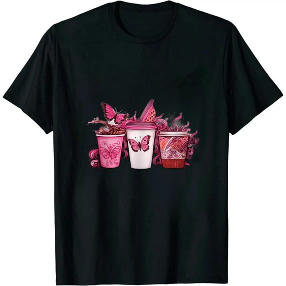 Women Breast Cancer Shirts Pink Ribbon Tshirt Cancer Awareness Support T-Shirt October Breast Cancer Tee Tops 1470