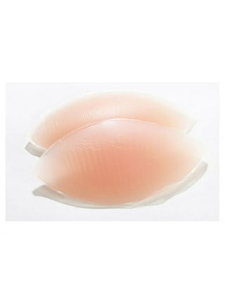 Women's Thick Silicone Bra Pads Inserts Breast Enhancers Cleavage Enhancing  - Clear, as described 
