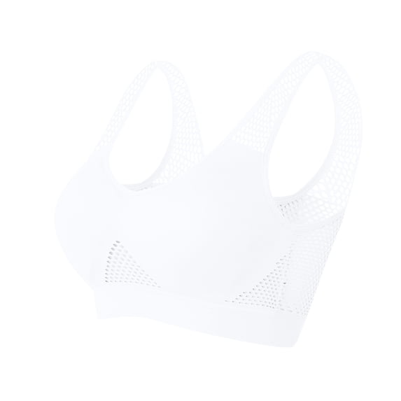 Women Breathable Cool Liftup Air Gym Bra Thin 2024 New Sports Bra Large Size Air Bra Breathable and Comfortable Mesh Bras for Women