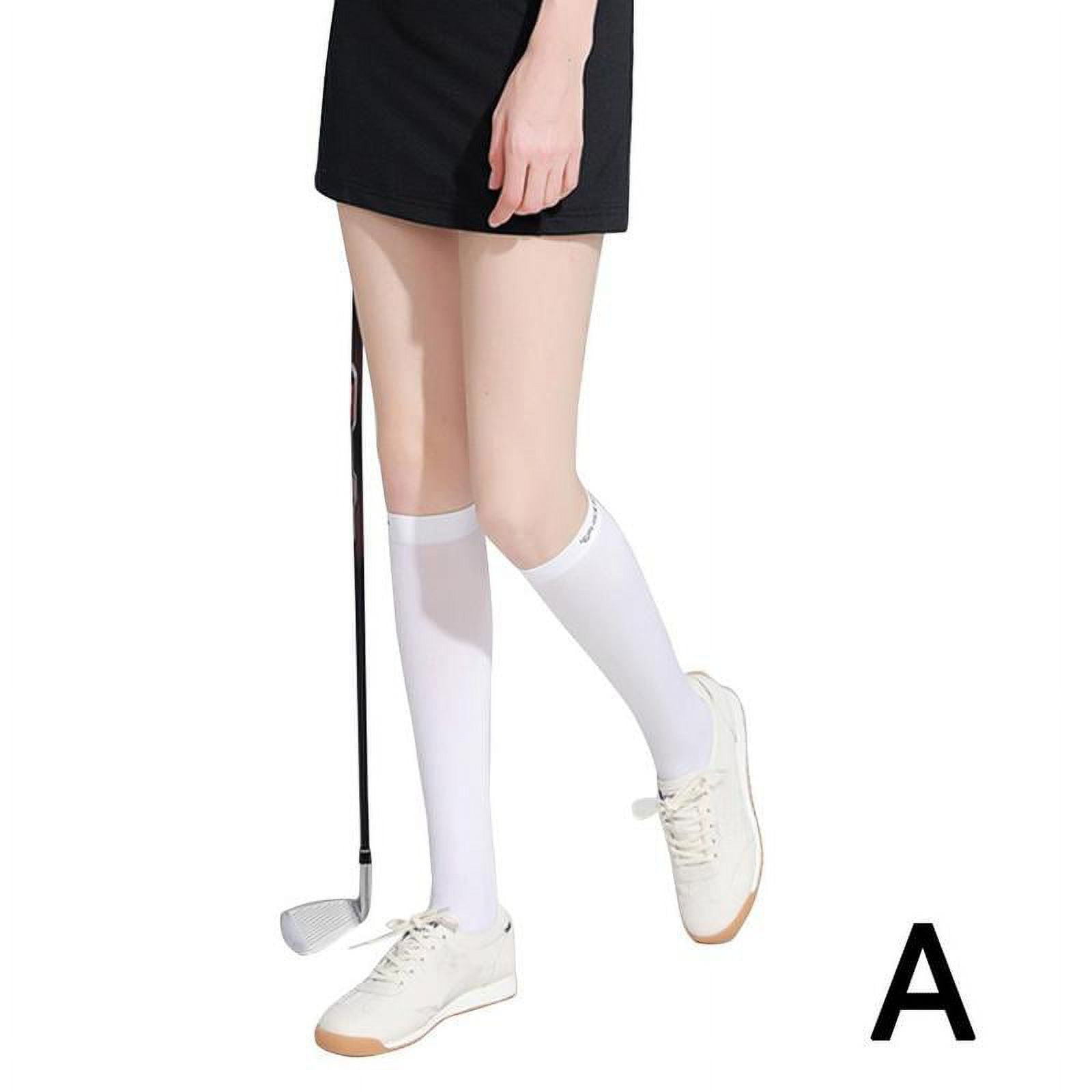 Buy Women's Golf Wear Sunscreen Pants Silk Leggings Ankle Socks