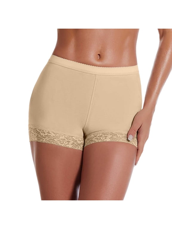 Women Breathable Underwear for Women with Lifting and Shaping Panties Comfortable Seamless Design for Daily Wear Beige M