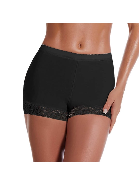 Women Breathable Underwear for Women with Lifting and Shaping Panties Comfortable Seamless Design for Daily Wear Black M