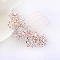 thumbnail image 1 of Women Bride Hairpin Hair Comb Clip Floral Head Piece Crystal Flower Hair Pins, 1 of 5