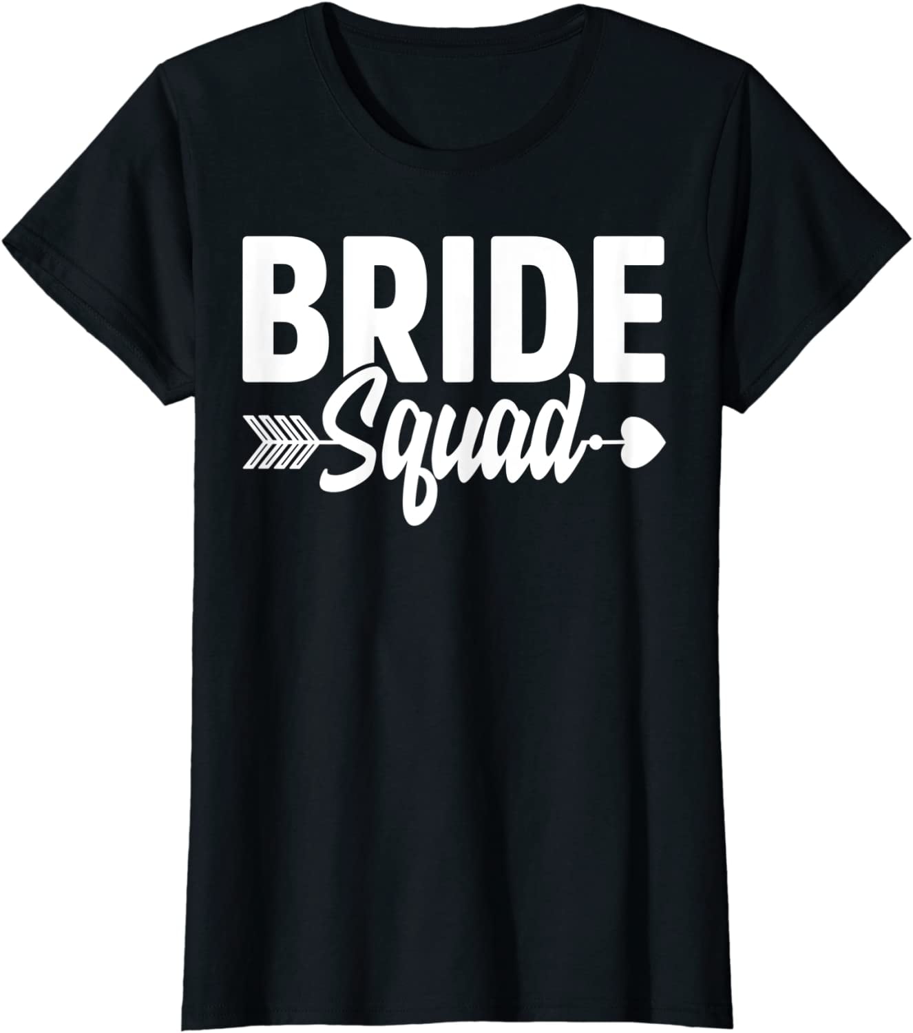 Women Bride Squad Bridal Bridesmaid Wedding Party Squad Top Casual T Shirt Walmart