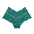thumbnail image 1 of Women Briefs Cotton New Underwear for Women V-Waist Shorts Plus Size Lingerie Underwear Lightweight Soft Lace High Waist Panties 2025 Green M, 1 of 2