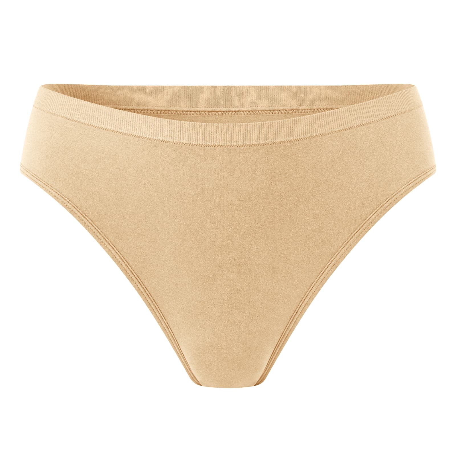 Ladies Ribbed Briefs Women Briefs Mid Rise Solid Wide Ribbed Waistband Soft Stretchy Knit ...