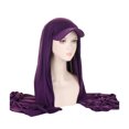 thumbnail image 1 of Women Brim Bandana Scarf Cap Sun Visor Turban Headscarf Headwraps Skull Cap for Travel Beach Outdoor Activities, 1 of 8