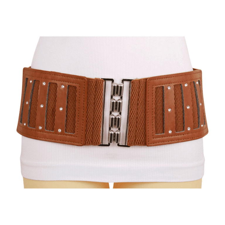 Wide Fashion Belt Elastic Band Women Wide Stretch Elastic Belt for Dresses Fashion Belt for  main image 4