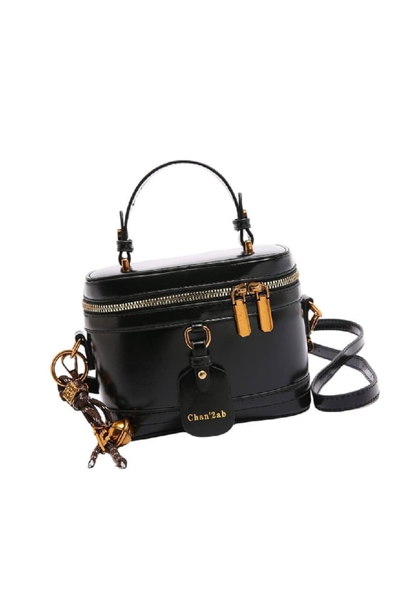 Women Bucket Bag Fashion Shoulder Bag PU Leather Handbag Stylish Crossbody Bag Retro Messengers Bag for Daily