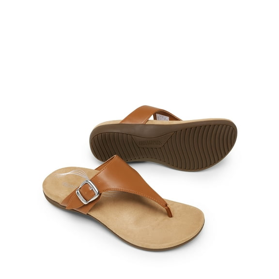 Women Buckle 3D Arch Support Flip-flops