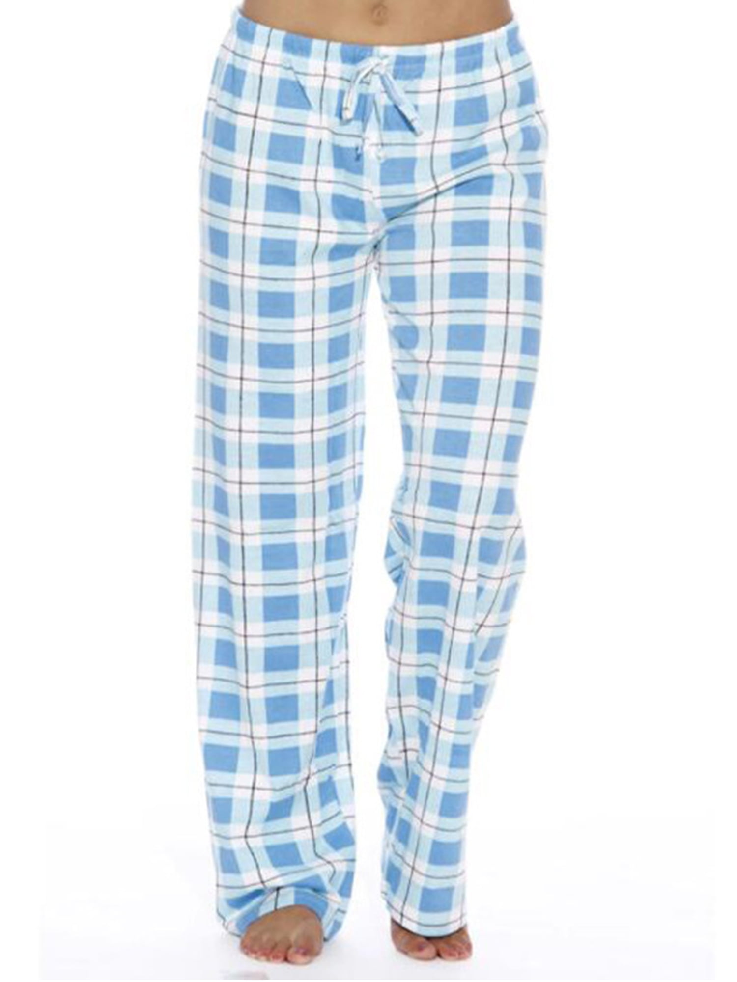 Women Buffalo Lounge Pants Comfy Pajama Bottom with Pockets Stretch ...