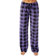 VNING Women Buffalo Plaid Pajama Bottoms with Pockets Drawstring Plaid Sleepwear Pants Loose Stretch Lounge Sleepwear Nightwear Trousers