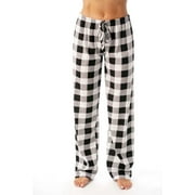 Women Buffalo Plaid Pajama Bottoms with Pockets Drawstring Plaid Sleepwear Pants Loose Stretch Lounge Sleepwear Nightwear Trousers