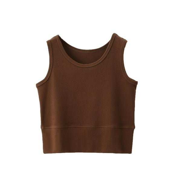 Women Built In Bra Tank Top Sleeveless Casual Racerback Ribbed Fitted Cami Shirt Athletic Lounge Summer Workout Tops