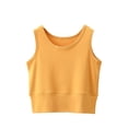thumbnail image 1 of Women Built In Bra Tank Top Sleeveless Casual Racerback Ribbed Fitted Cami Shirt Athletic Lounge Summer Workout Tops, 1 of 5