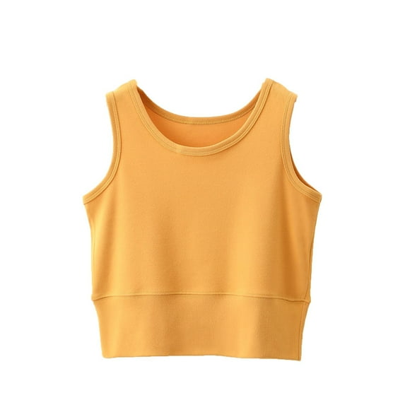 Women Built In Bra Tank Top Sleeveless Casual Racerback Ribbed Fitted Cami Shirt Athletic Lounge Summer Workout Tops