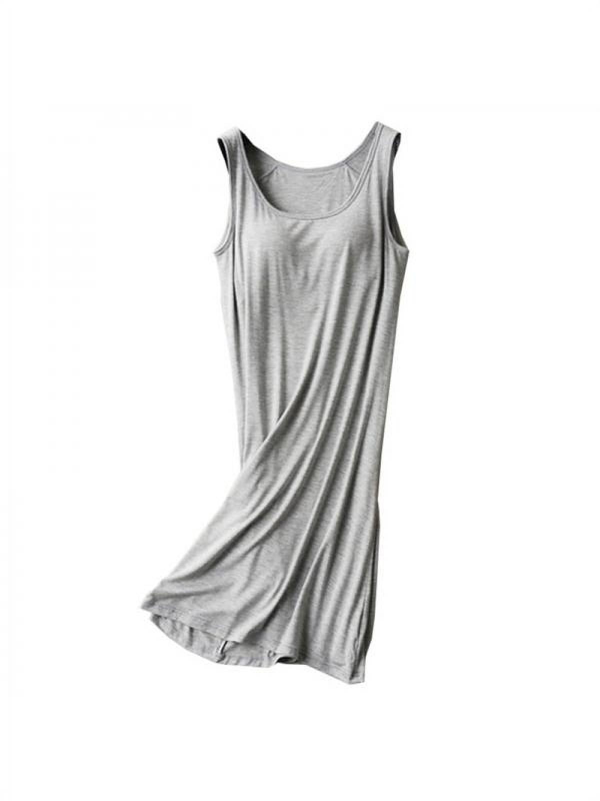 Nightgown Shelf Bra Cami Pajamas Bra Tank Top Women's