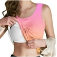 thumbnail image 1 of Women Built-in Bra Tank Tops Casual Sleeveless Shirts Lightweight Breathable Camisole Yoga Tanks Workout Tops Undershirt, 1 of 5