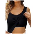 thumbnail image 1 of Women Built-in Shelf Bra Camisole with Adjustable Spaghetti Strap Basic Layering Tank Top, 1 of 2