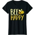 thumbnail image 1 of Women Bumble Bee Cute Bee Happy T-Shirt, 1 of 3