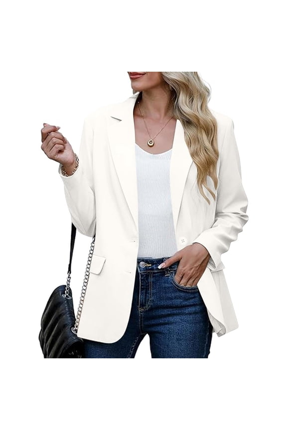 Women Business Casual Open Front Long Sleeve Work Lapel Collar Buttons Coats plus Size Thick Cardigan Long Size Womens Loose Cardigans Cardigan Knitted Cardigans for Women Lightweight Cardigan