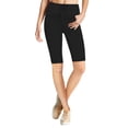 thumbnail image 1 of Women Butt Lift 3 Button High Wide Waist Bermuda Short, 1 of 2