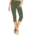 thumbnail image 1 of Women Butt Lift 3 Button High Wide Waist Capri, 1 of 2