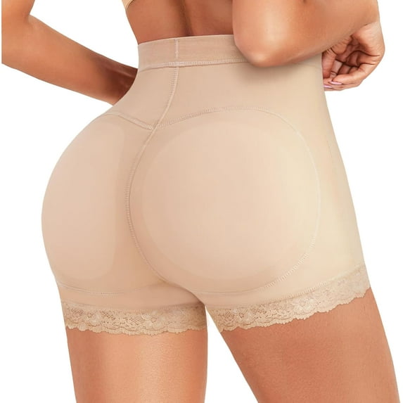 Women Butt Lifter Panties Padded Shapewear Hip Enhancer Pads Shorts Seamless Underwear Tummy Control Boyshorts