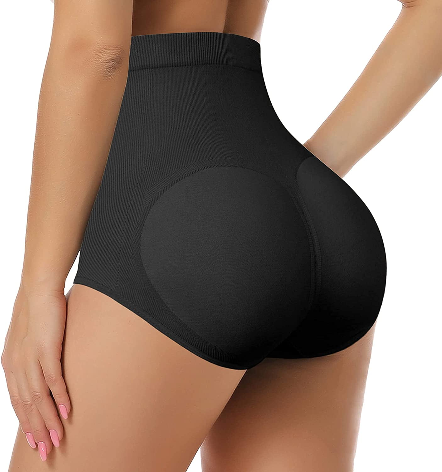 High Waisted Padded Body Shaper Pants Butt Lift Big Booty