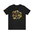 thumbnail image 1 of Women Butterflies Graphic Print Short Sleeve Shirt, 1 of 4