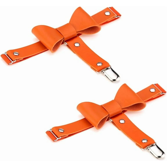 Women Butterfly Knot Garter Belt Punk Gothic Leg Harness Garters Anti-Slip Clips Elastic Thigh Ring Garter Adjustable