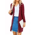 thumbnail image 1 of Women Button Down Solid Color Cardigan, 1 of 7