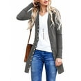 thumbnail image 1 of Women Button Down Solid Color Cardigan, 1 of 7