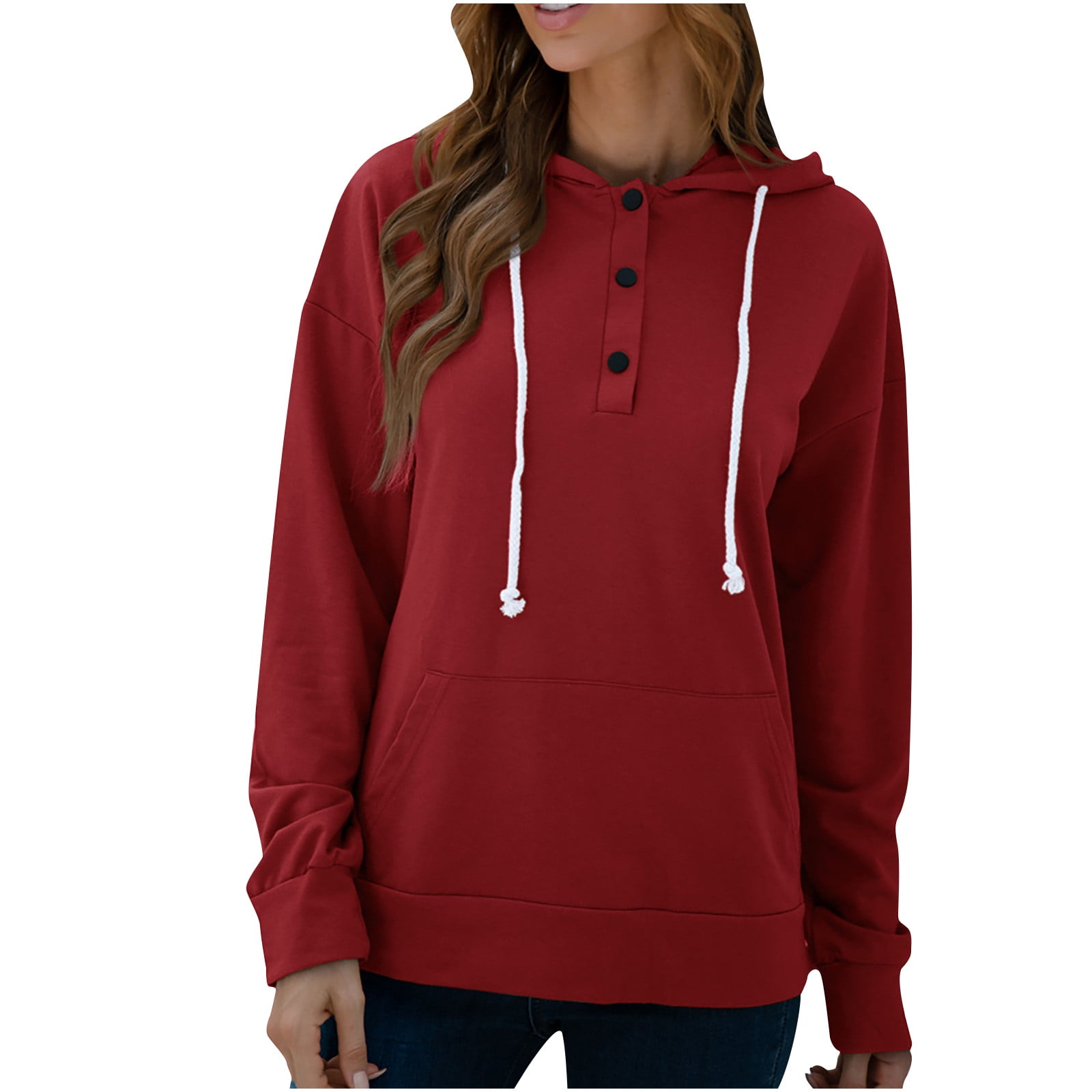 Button discount up hoodies