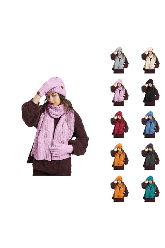 Women Cable Knit Scarf - Korean Style Thick Long Warm Winter Neck Wrap, Fashion Stocking Stuffers, Christmas Gifts For Teen Girls And Women