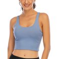 thumbnail image 1 of Women Cami Bra Chest Pad Vest Without Steel Ring Longline Sling Vest Comfortable, 1 of 6