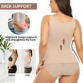 thumbnail image 1 of Women Cami Shaper with Built in Bra Tummy Control Camisole Tank Top Underskirts Shapewear Slimming Body Shaper Compression Vest, 1 of 5