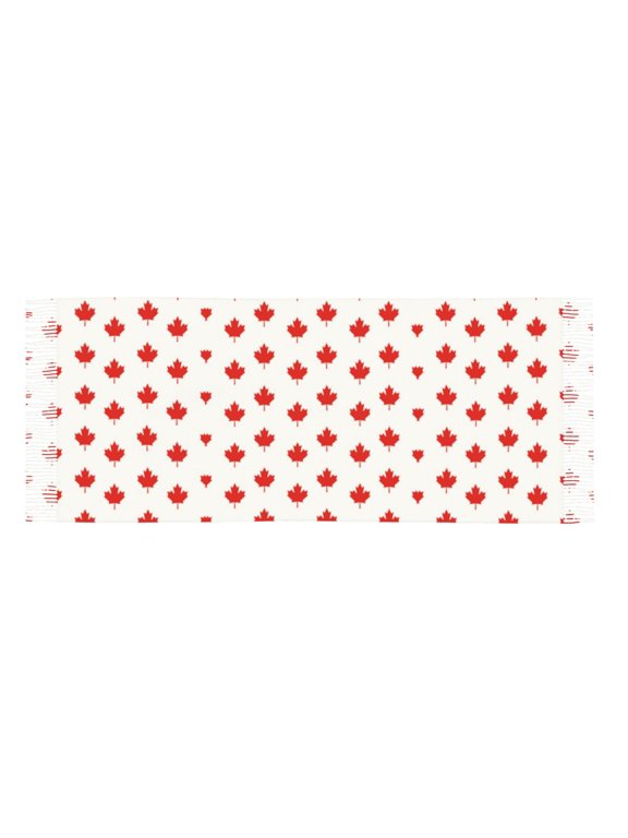 Women Canada Maple Leaf Scarf Large Shawls For Travel Office