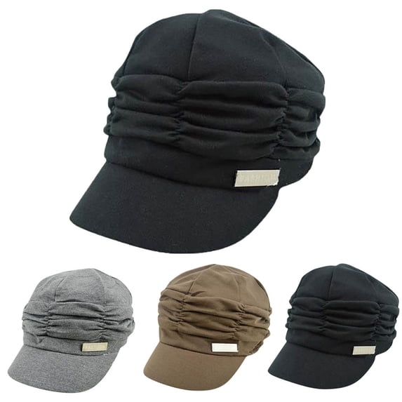 Women Cancer Headwear Soft Chemo Beanie Baseball Cap Comfortable Breathable Fashion Hat Cap with Brim Visor for Woman Ladies Grey One Size